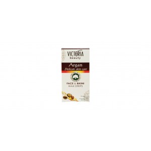 Депилиращи ленти за лице с масло от арган 20бр. Argan - Victoria Beauty